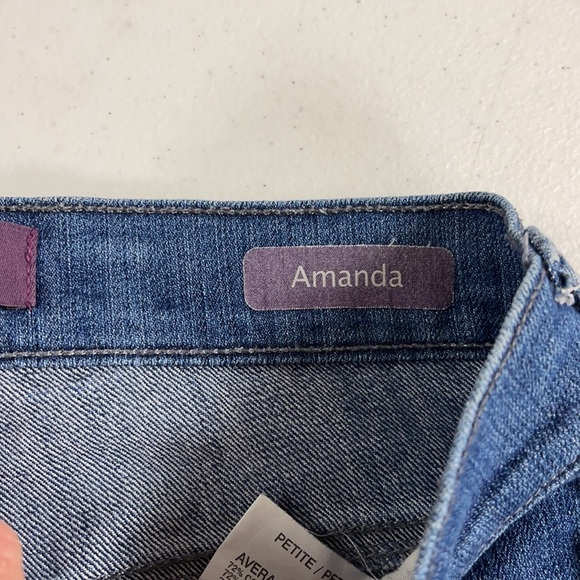 Gloria Vanderbilt Amanda Denim Blue Jeans 6P - Picture 4 of 10